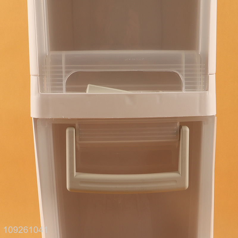 China factory household removable space saving storage cabinet with wheel