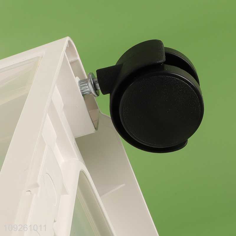 Top selling 4layers household removable storage cabinet with drawer