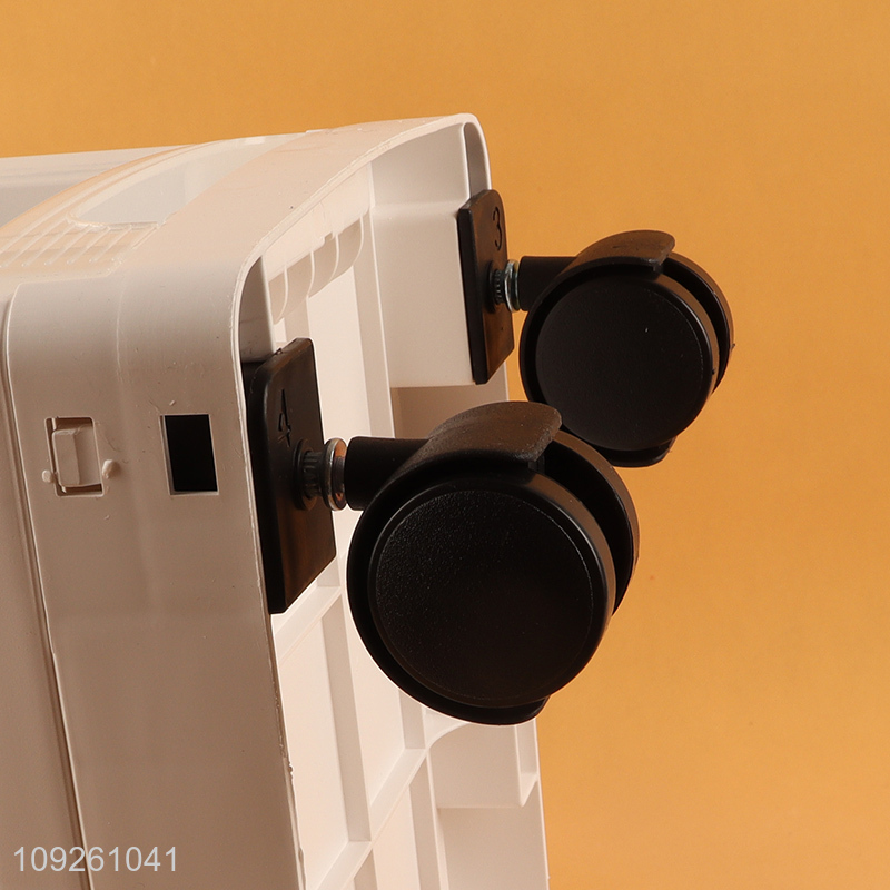 China factory household removable space saving storage cabinet with wheel