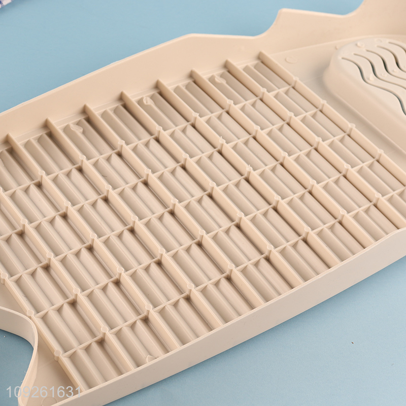 New Product Non-Slip Laundry Washing Board Plastic Washboard for Clothes