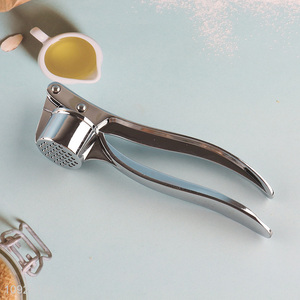 Factory Supply 100% Zinc Alloy Garlic Press Manual Garlic Masher Mincer