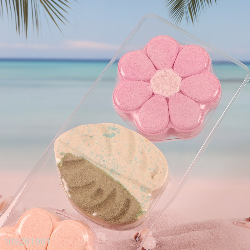 China factory colorful natural bath ball handmade bath bomb gifts box