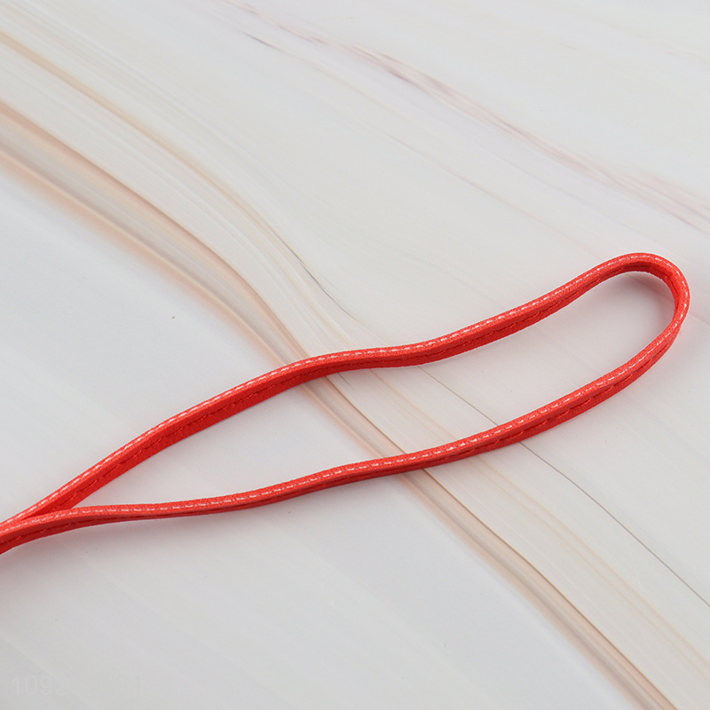 Good Quality Heart Keychain Pendant Cute PU Leather Bag Charm Keychain Pendant