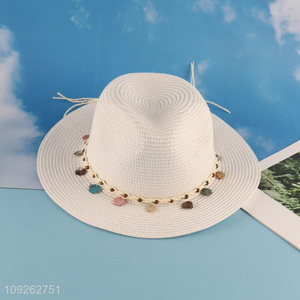 Good Quality Straw Hat Wide Brim Sun Hat Summer Beach Sun Hat