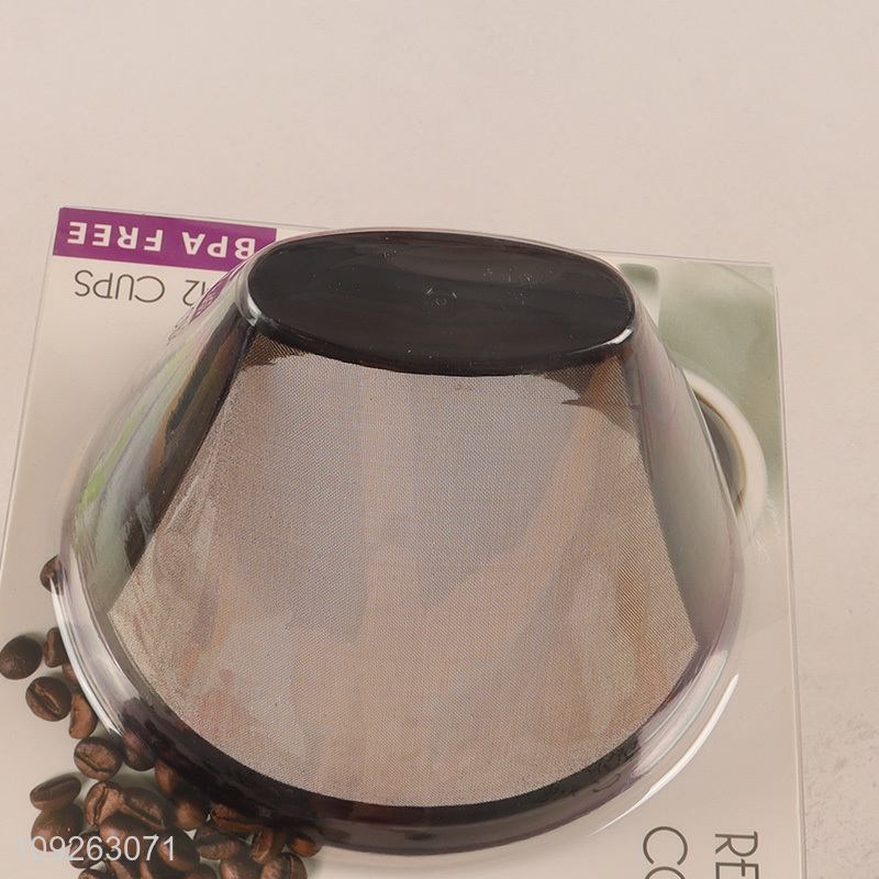 Good selling kitchen gadget bpa free reusable cone coffee filter wholesale