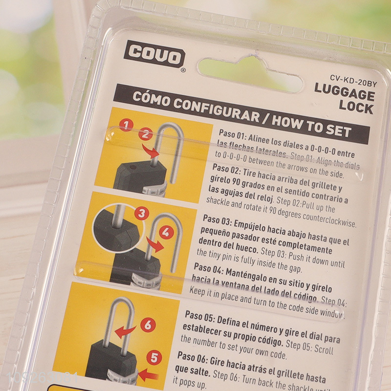 Most popular multi-purpose safety password lock luggage lock for sale