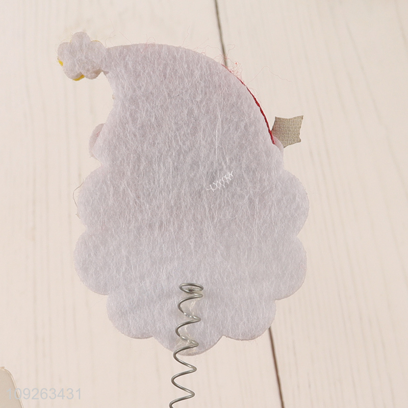 Top selling christmas party supplies Santa Claus hair hoop hair accessories wholesale