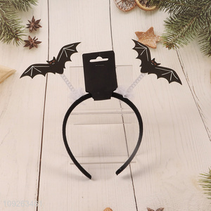 China supplier bat shape hair hoop hair accessories for Halloween supplies
