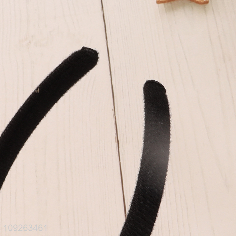 China supplier bat shape hair hoop hair accessories for Halloween supplies