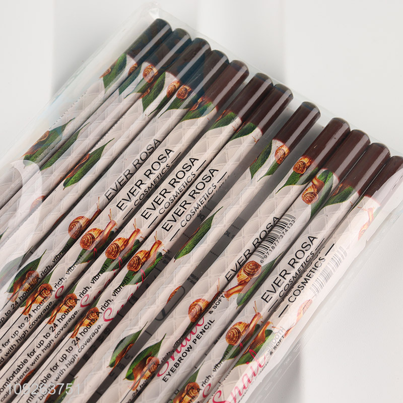 New Product Black Eyebrow Pencils Long Lasting Waterproof Eyebrow Pencils Wholesale