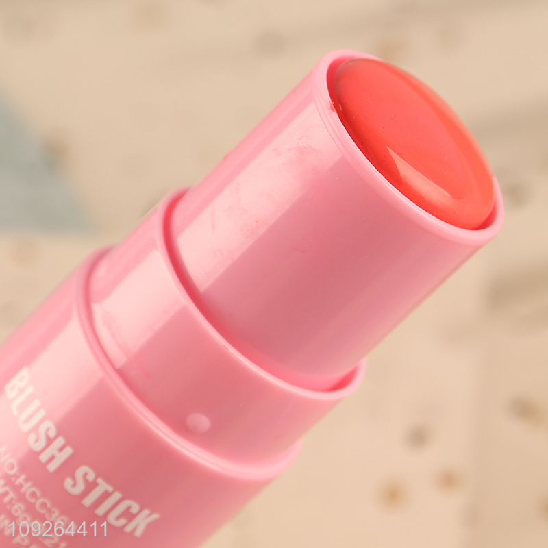 Wholesale Blush Stick Long Lasting Waterproof Lightweight Blush Stick with Brush