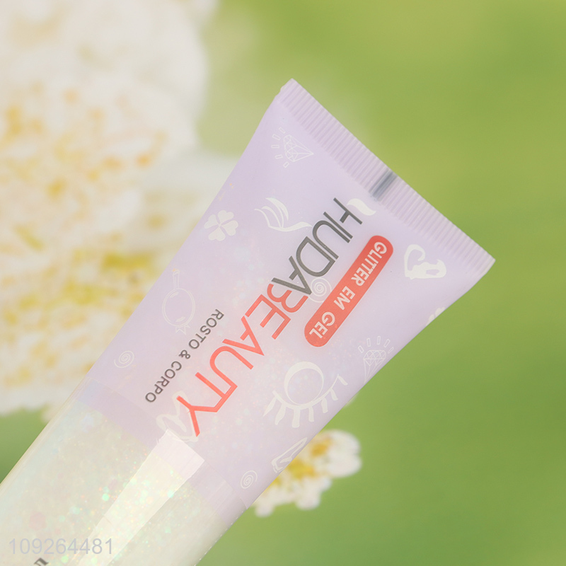 Online Wholesale 50ML Face Body Glitter Gel Face Makeup Glitter Gel for Face & Body