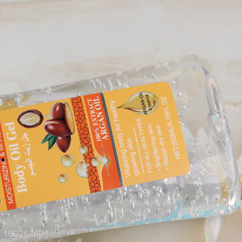 New Arrival 200ML Argan Oil Body Oil Gel Moisturizing & Whitening Body Oil Gel