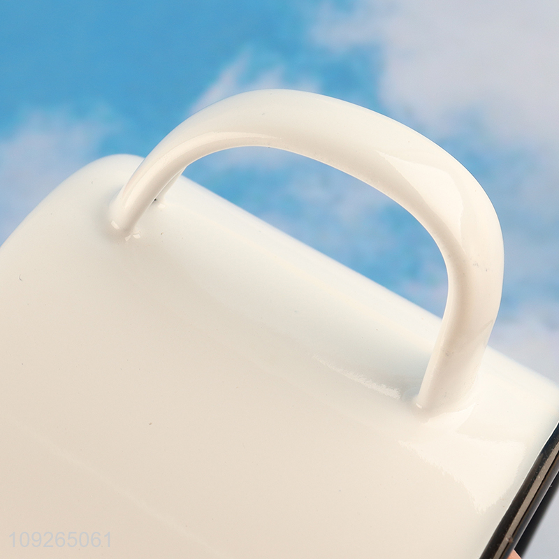 Wholesale 350ML Enamel Coffee Mugs Vintage Enamel Water Cup for Camping Hiking