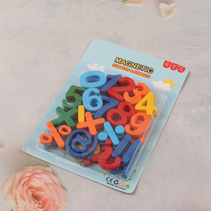 Top selling kids early educational toy magnetic number symbol teaching toy