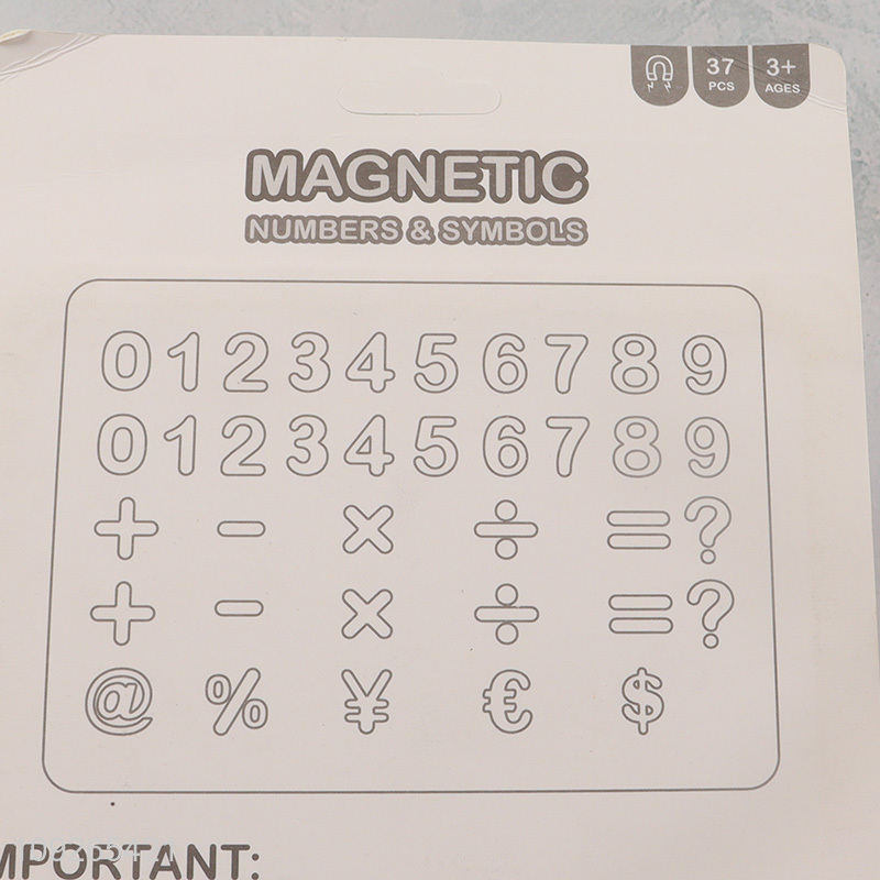 Top selling kids early educational toy magnetic number symbol teaching toy