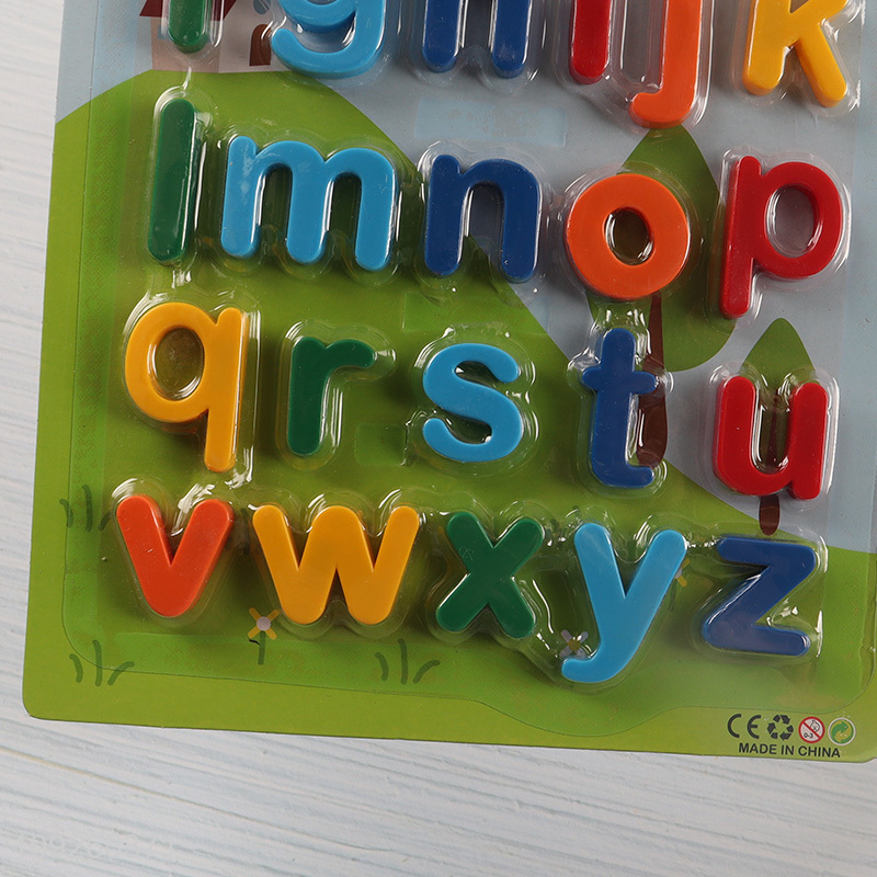 China factory 26pcs magnetic letter match teaching toys for children