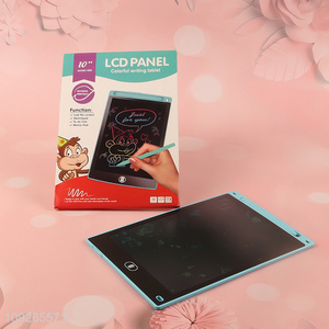 Hot selling children reusable lcd panel colorful writing tablet wholesale