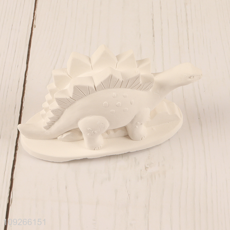 Low price dinosaur shape diy plaster paint set painting toys for children