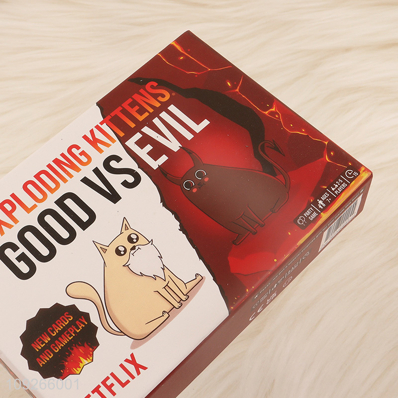 Good selling party supplies creative exploding kittens playing cards toys