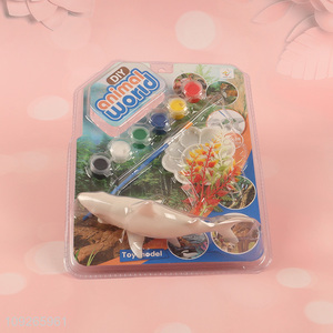 Hot products animal world series kids diy painting toys for sale