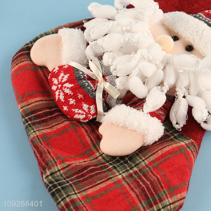 High Quality Christmas Stockings Santa Claus Christma Socks for Kids Gifts