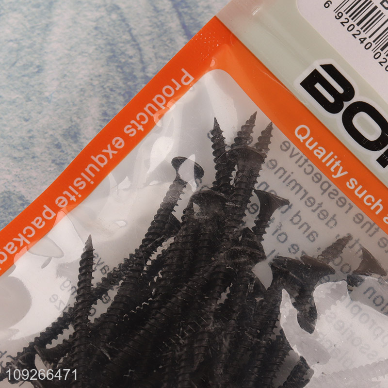 China Imports 50PCS 3.5*50mm Drywall Screws Self Tapping Wood Screws