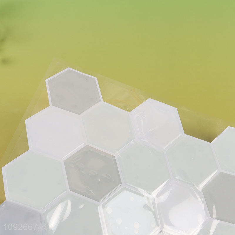 Yiwu market self-adhesive waterproof bathroom kitchen wall panels wall sticker