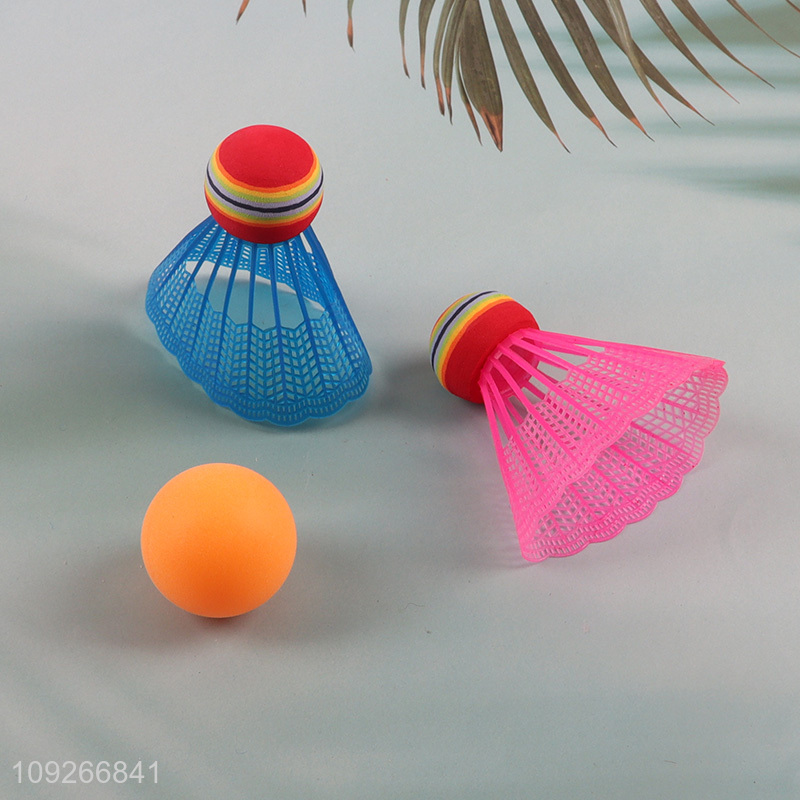 Best selling indoor outdoor sports professional badminton racket set wholesale