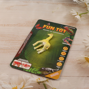 Popular products giraffe shape tpr squeeze toys color-changing toys for children