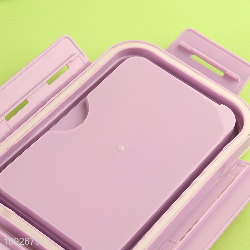 Good quality stainless steel school kids cartoon lunch box set for sale