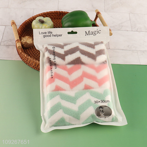 China products 3pcs square microfiber cleaning clothes cleaning towel set