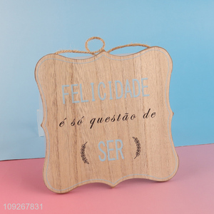 Top products wooden crafts wooden hanging ornament decoration for sale