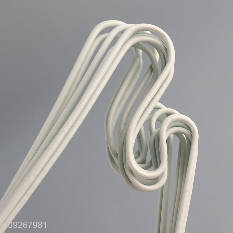 Hot products plastic-coated hanger hanging clothes rack for sale