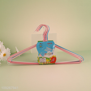 New product 10pcs multicolor clothes hanger hanging clothes rack for sale