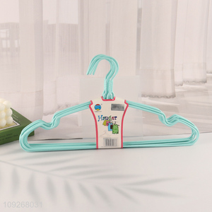 Factory direct sale non-slip plastic-coated hanger clothes rack wholesale