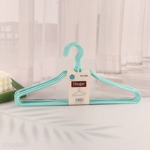 Latest product heavy duty plastic-coated hanger clothes hanger coat rack