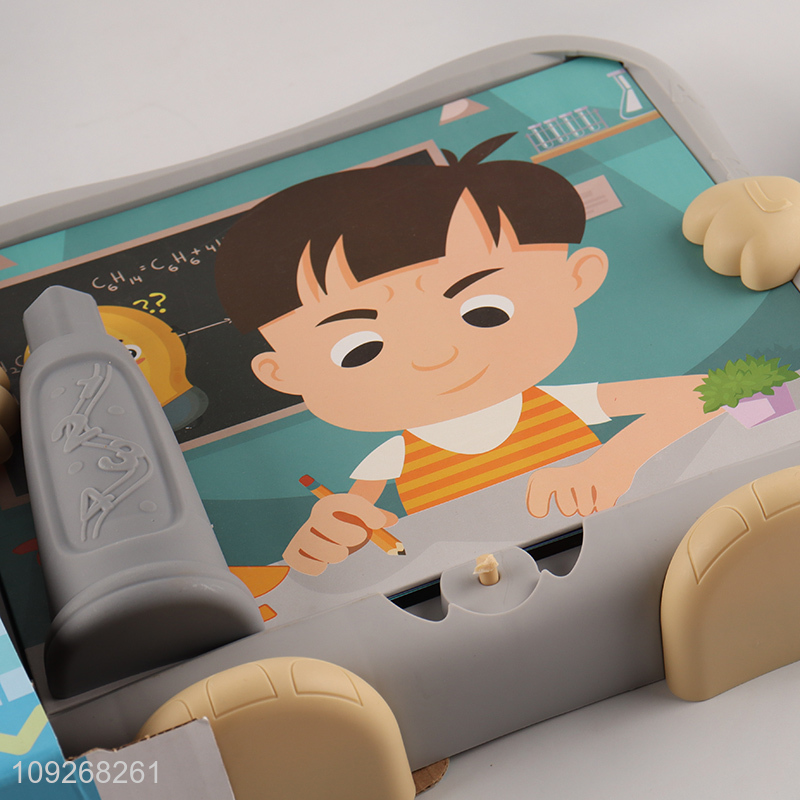 Best selling 2in1 kids magnetic puzzle game learning board wholesale