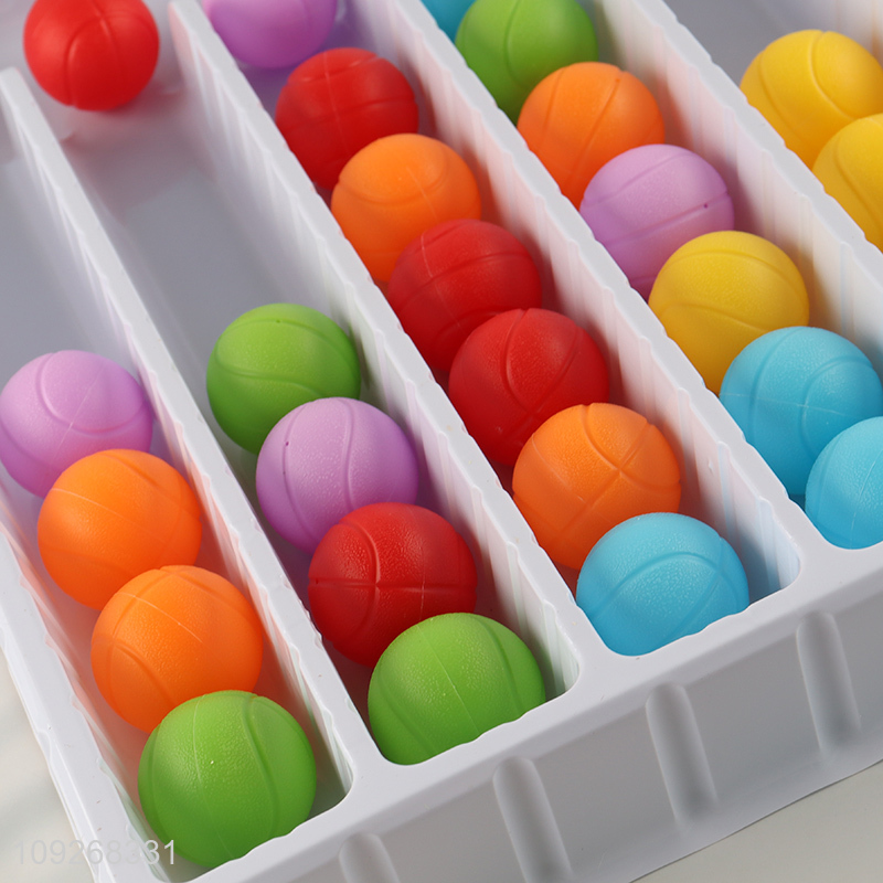 China wholesale kids educational toys colorful puzzle sorting adventure games