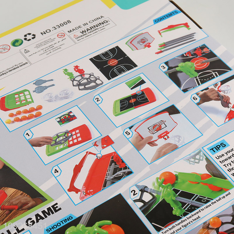 Most popular kids funny desktop board games 2in1 basketball football games