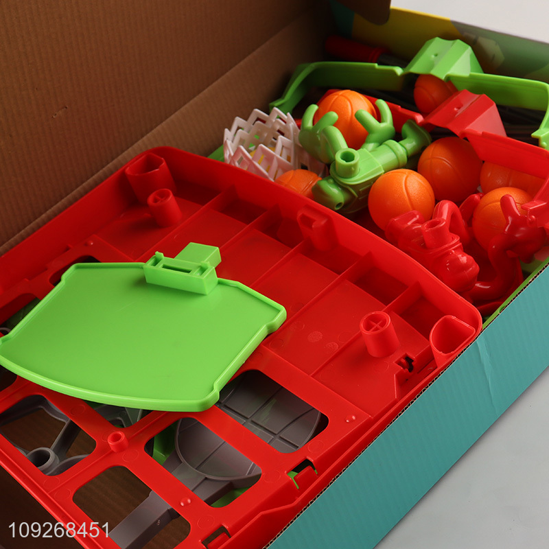 Most popular kids funny desktop board games 2in1 basketball football games