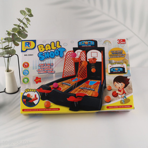 Yiwu market kids indoor basketball game battle shooting machine