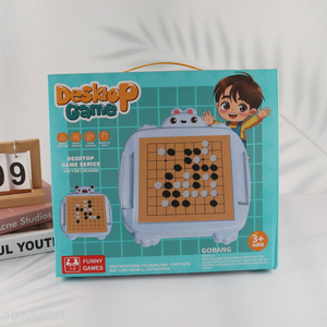 Factory direct sale kids desktop games educational 2-in-1 Go and Chess Game set