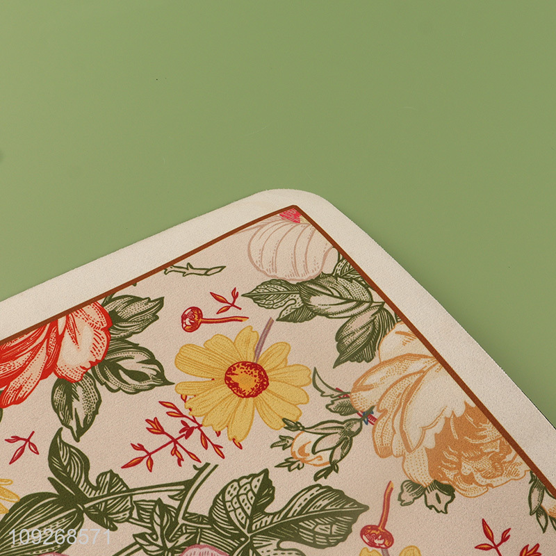 Popular products waterproof anti-slip rectangle floor mat door mat