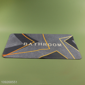China factory rectangle non-slip bathroom mat floor mat for sale