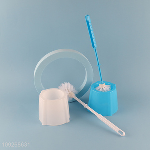 New arrival home bathroom accessories plastic toilet brush with long handle