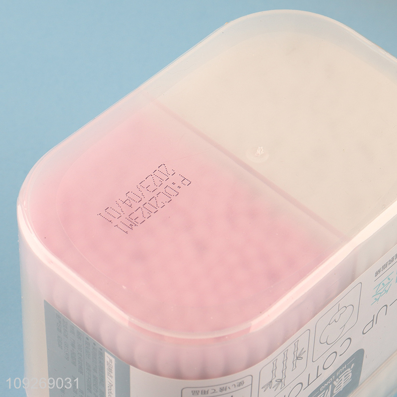 Yiwu market 300pcs makeup bamboo stick cotton swab cotton bud for sale