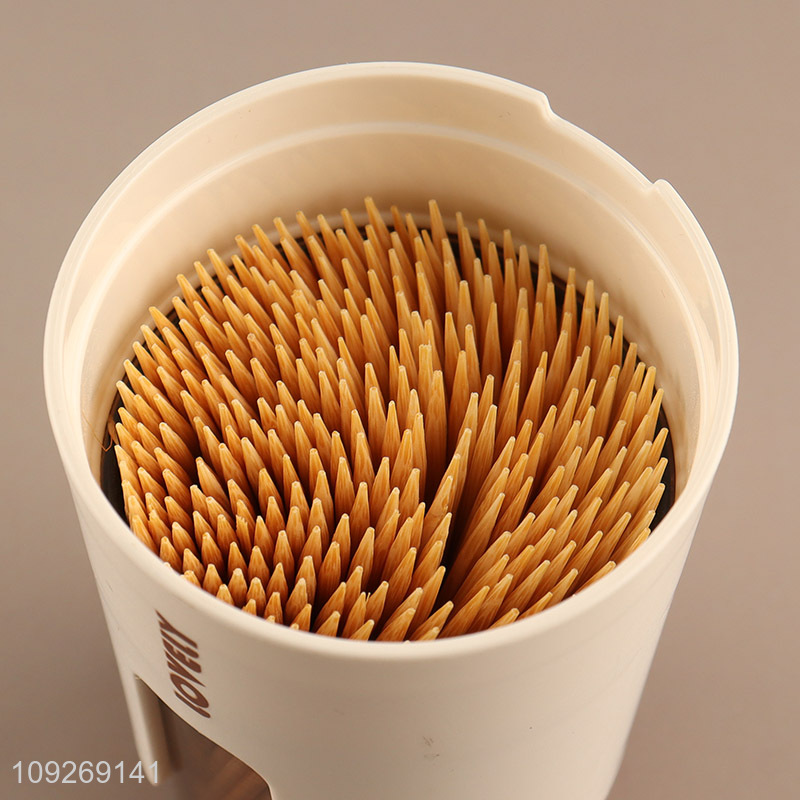 Top products home restaurant disposable bamboo toothpicks with holder
