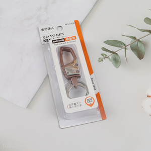 Hot Selling Zinc Alloy Metal Key Ring Heavy Duty Car Key Chain Keyring