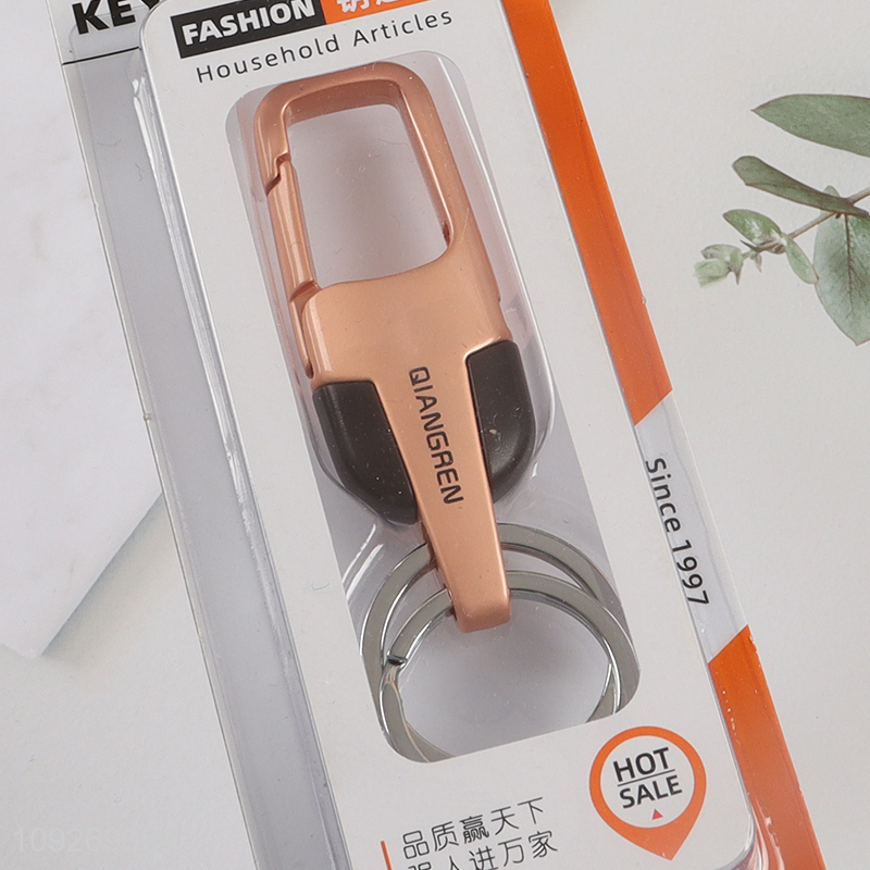 China Wholesale Custom Logo Keyring Metal Key Chain Metal Keyring Keychain